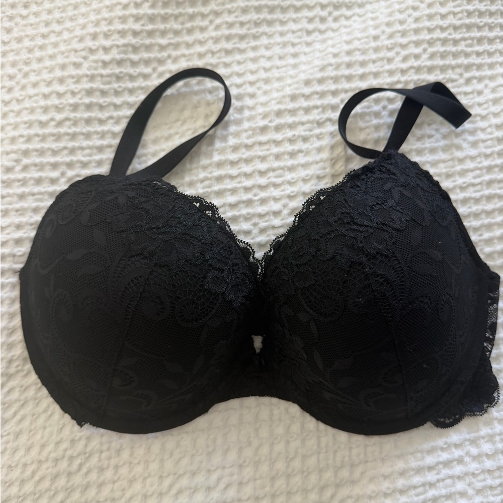 Elegant Black Lace Bra